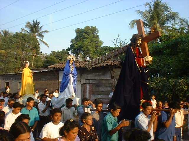 Holy Week procession in Alta Gracia