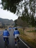 Pilgrims biking to Chalma