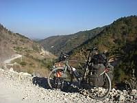 Biking in the Guatemalan mountains