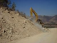 Yield to falling boulders